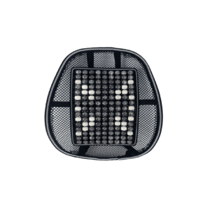 SOPORTE LUMBAR BOLITAS / MALLA 40X42CM - AZUL - SF-25002