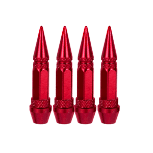 TAPA DE VALVULA DEPOR 14X60MM 8.9G 4PCS/BOLSA -ROJO - SF-25140 RD