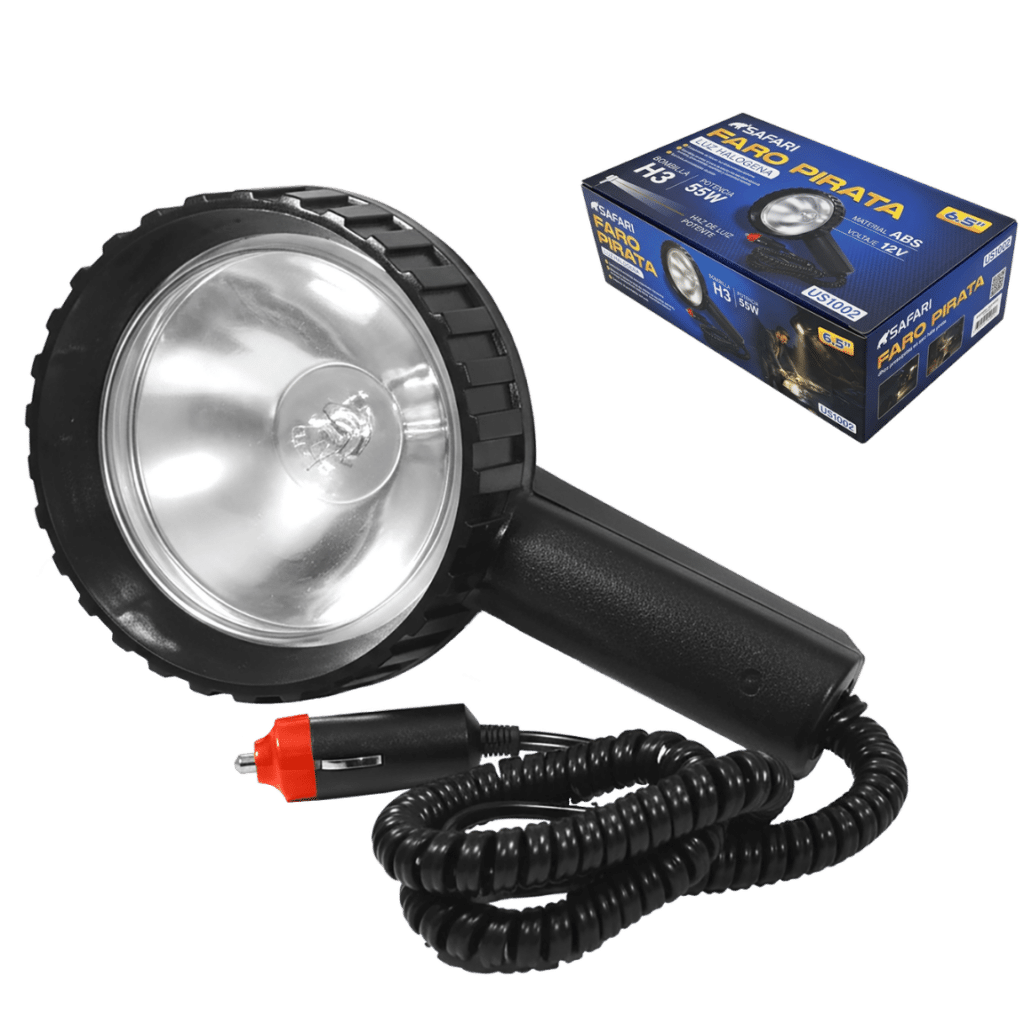 FARO PIRATA LAMPARA HALOGENA H3 6.5PULG 12V ABS – U51002