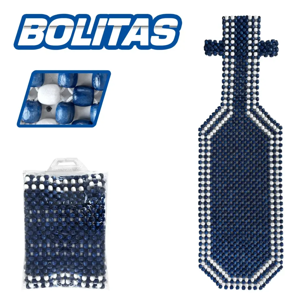 COJIN BOLITAS RESPALDAR AZUL + CABECERA – SF-25005