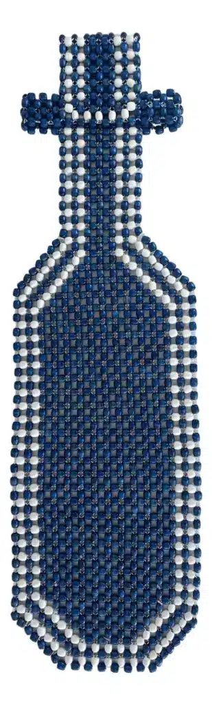 COJIN BOLITAS RESPALDAR AZUL + CABECERA DOBLE HILO – SF-25006