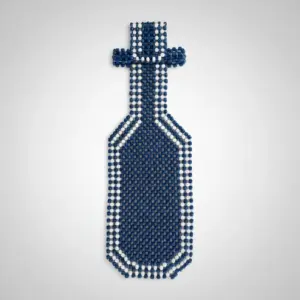 COJIN BOLITAS RESPALDAR AZUL + CABECERA DOBLE HILO - SF-25006