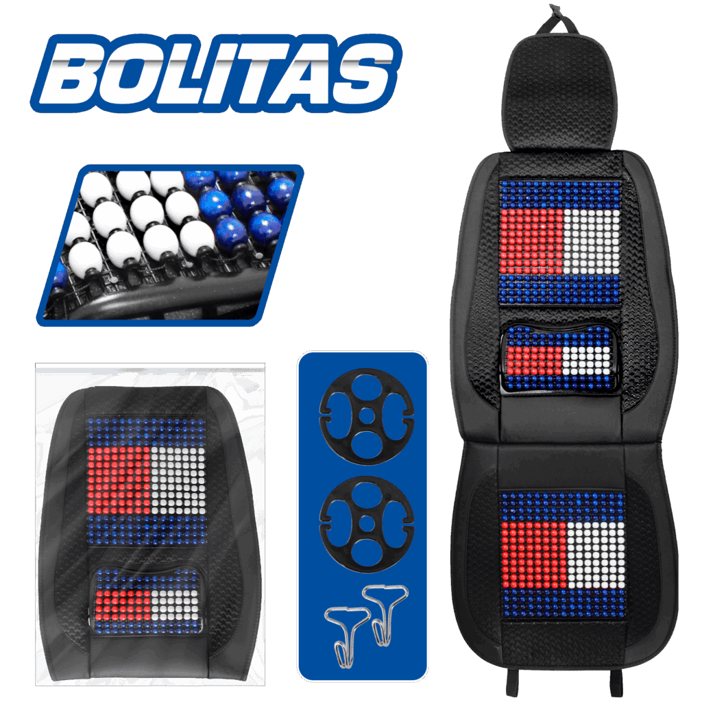 COJIN/RESPALDO BOLITAS + PU C/RIÑONERA SPORT TOM – SF-25017