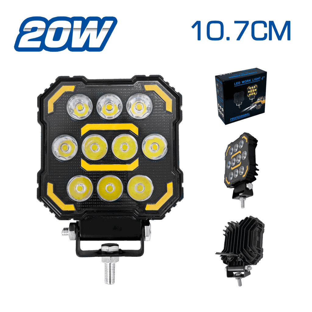LUZ DE TRABAJO LED 20W 10.7 CUADRADO SPORT – SF-25051