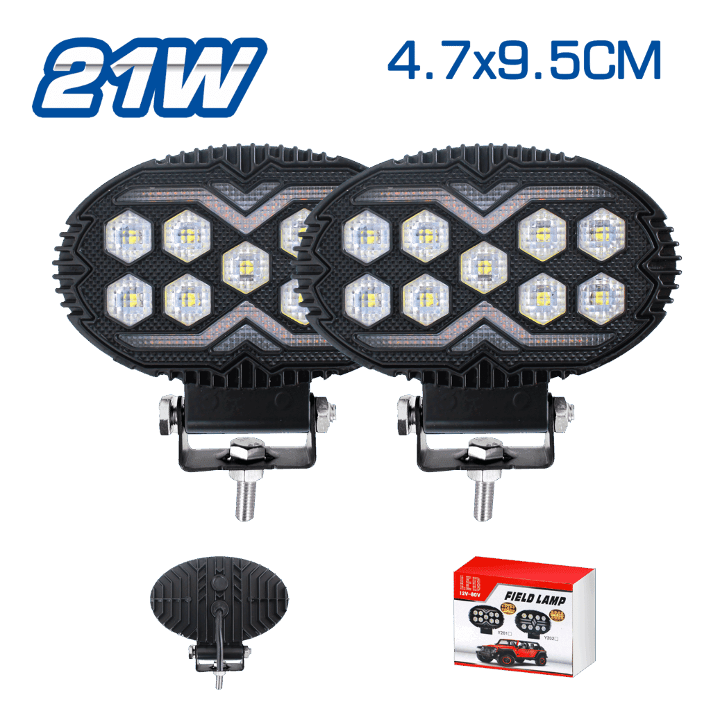 LUZ DE TRABAJO LED 21W 14.7X9.5CM OVALADO – SF-25054