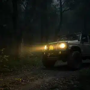 NEBLINERO LED TYPE-V 5'' EXPANSIVA +STROBO - AMARILLO - SF-25070