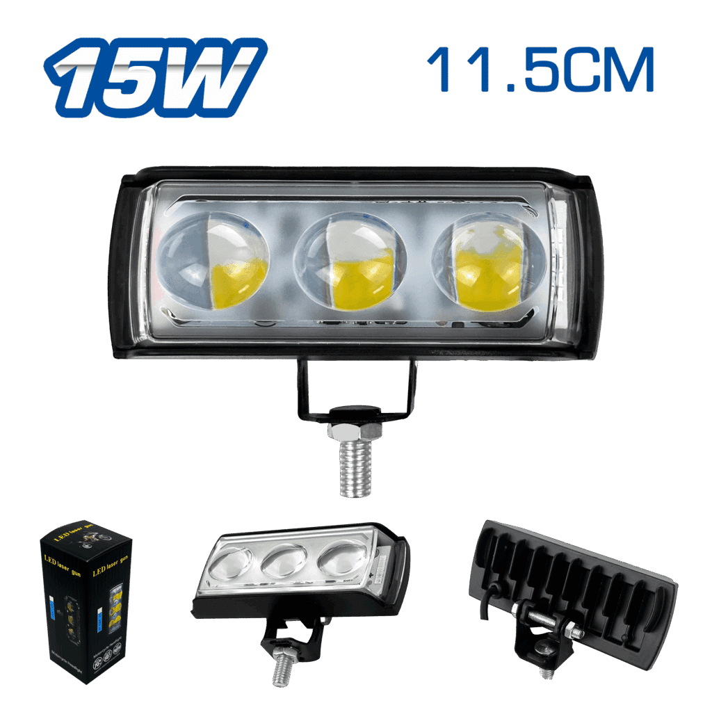 LUZ LEDX3 12-15W 12-85V 11.5CM SUPER BRILLANTE – MOTO – SF-25083