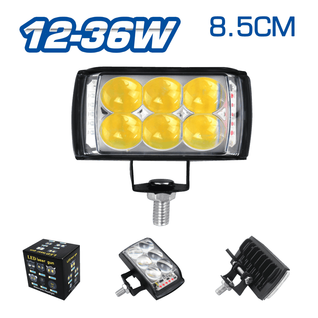 LUZ LEDX6 UNIVERSAL 18W 12-36W 8.5CM SUPER BRILLANTE – MOTO – SF-25089