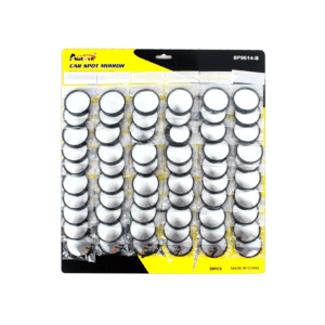 SET ESPEJOS PUNTO CIEGO 5.5CM CIRCULAR MARCO NEGRO 60PCS/SET - SF-25121