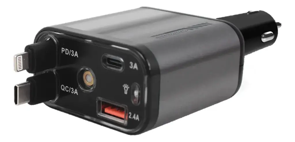 CARGADOR USB PARA AUTO CONEX:CIGARRERA – SF-25129