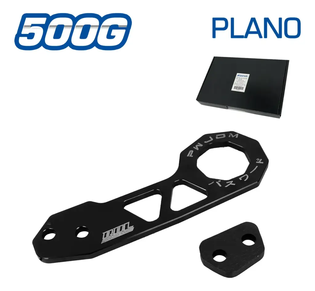 GANCHO REMOLQUE DEPORTIVO PLANO 500G NEGRO – SF-25130 BK