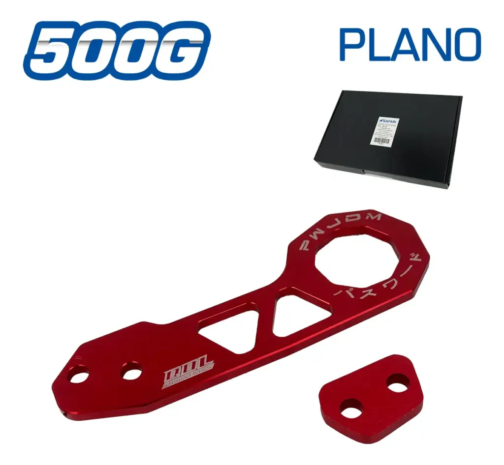 GANCHO REMOLQUE DEPORTIVO PLANO 500G ROJO – SF-25130 RD