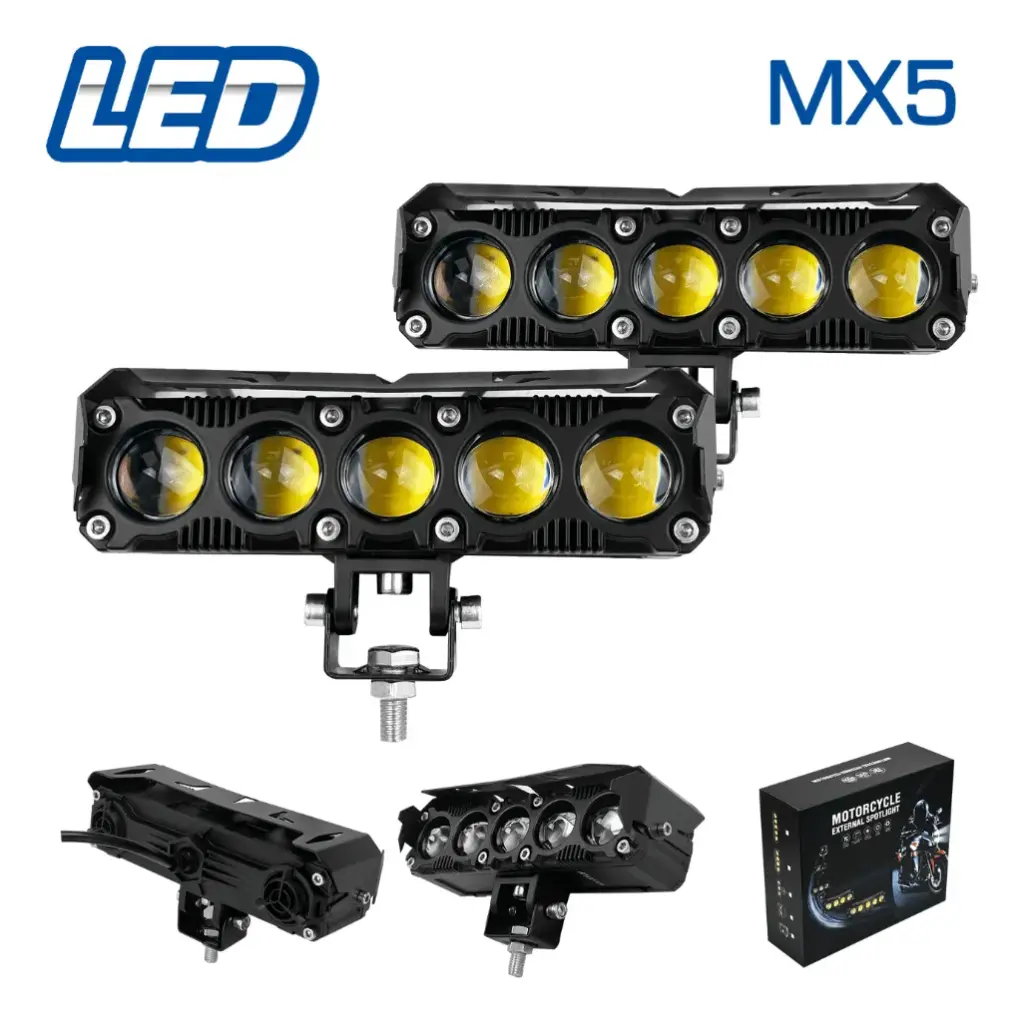 LUZ LED DEPORTIVA MOTO BLANCO AMARILLO MX5 – SF-25168