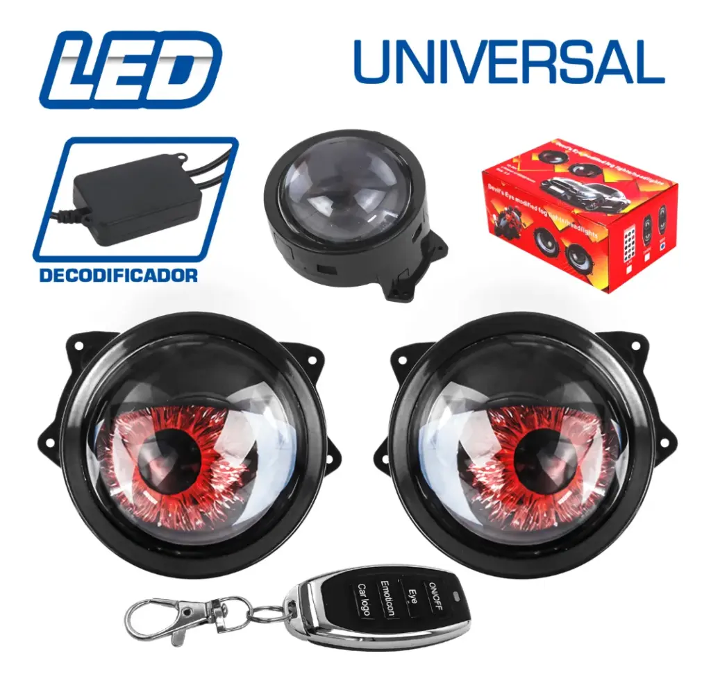 LUZ LED DECOR, OJO DINAMICO UNIVERSAL 7.5x5x7.5 CM – SF-25188