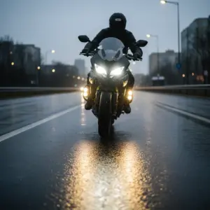 FOCO LED M1 TIPO-CASCO MOTO HIGH-POWER BLANCO/AMARILLO 2PCS - SF-25192