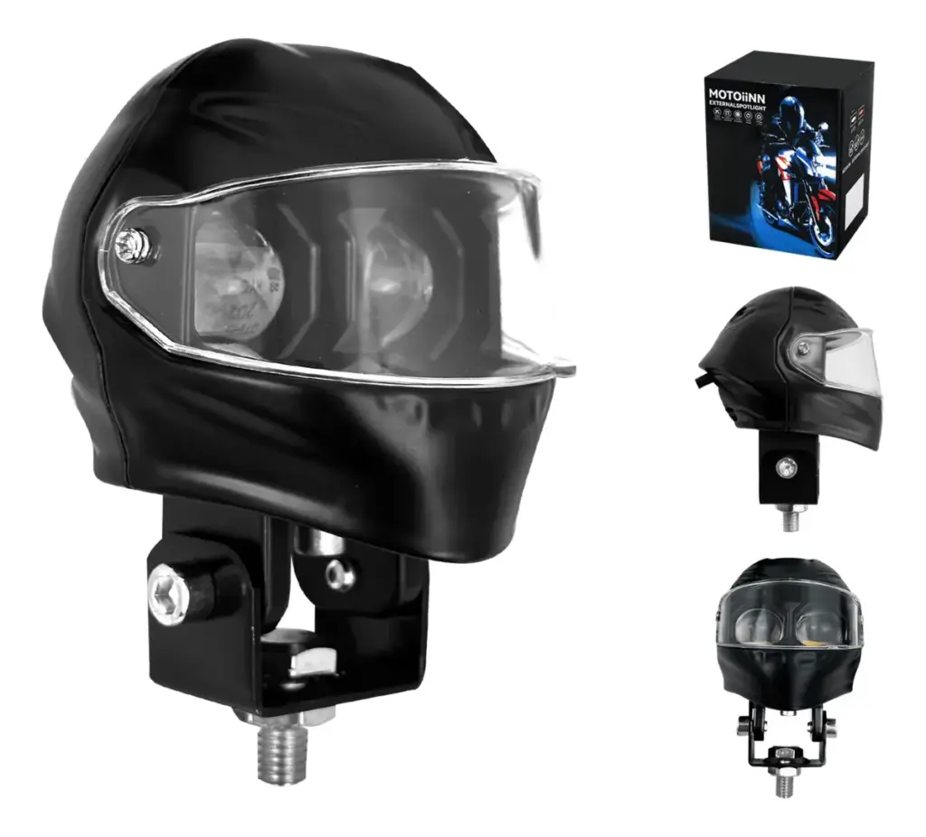 FOCO LED M1 TIPO-CASCO MOTO HIGH-POWER BLANCO/AMARILLO – SF-25193
