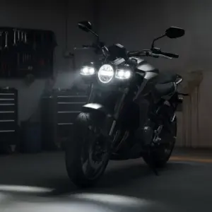 FOCO LED TIPO-CASCO CARBON HIGH-POWER BLANCO/AMARILO 2PCS - SF-25194