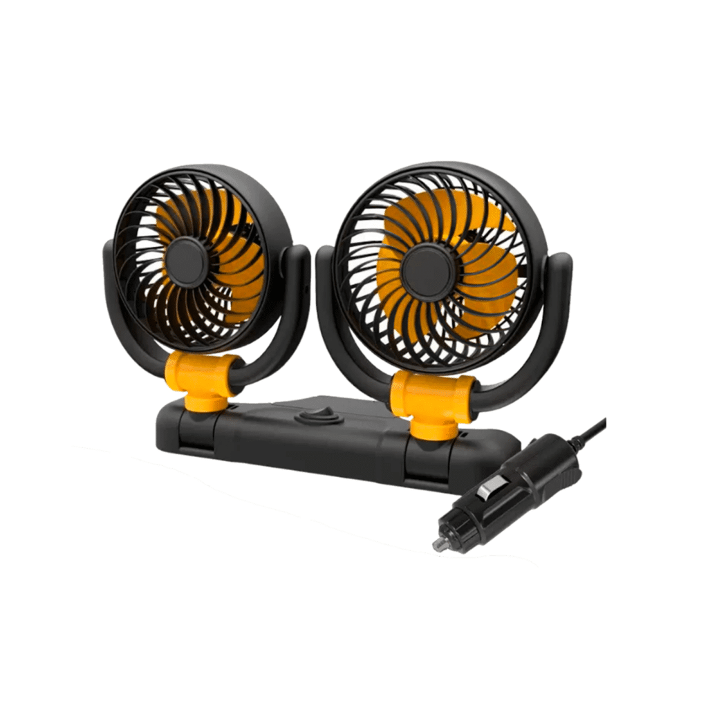 VENTILADOR 12V DUAL CON LUZ – SF-25201