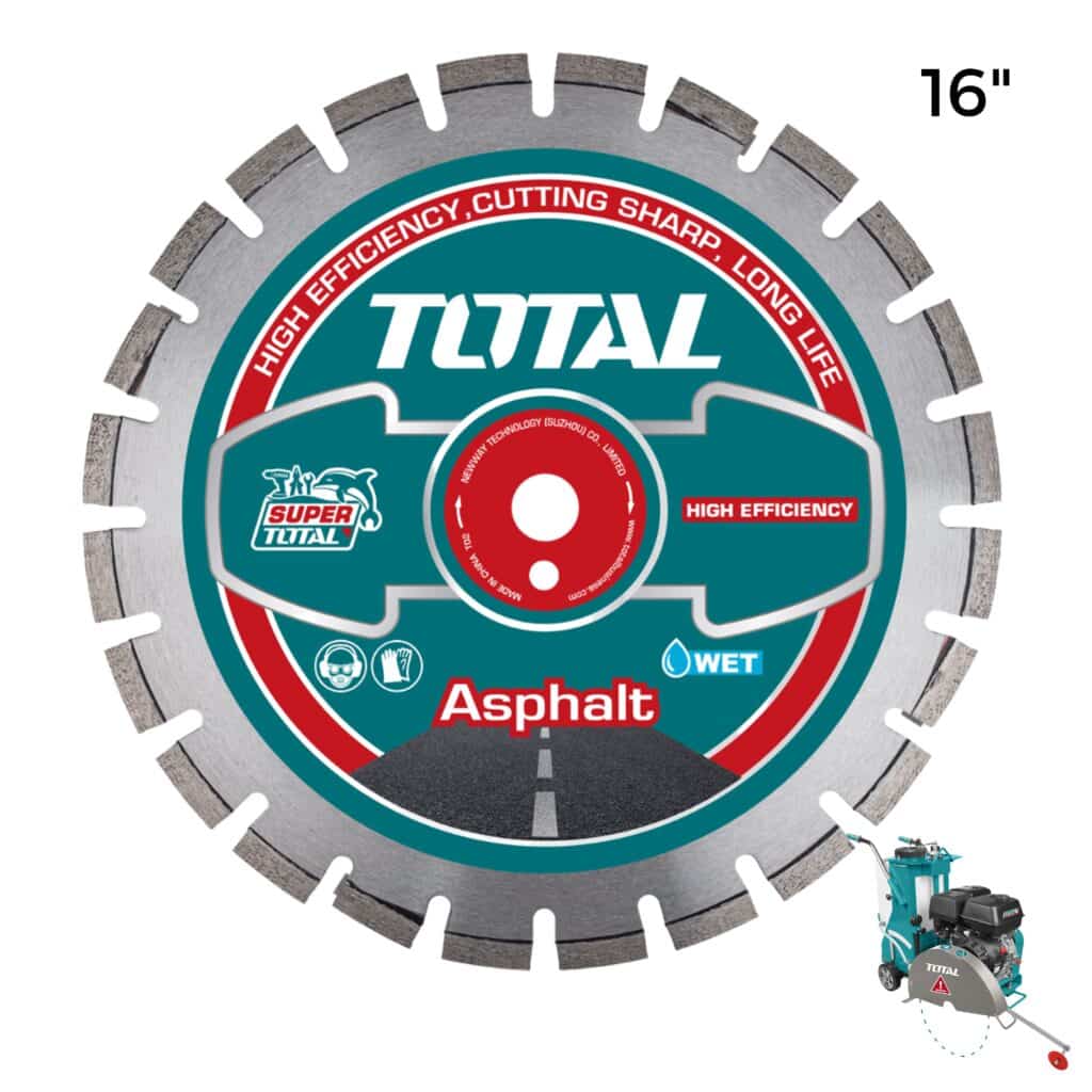 DISCO DIAMANTADO PARA PISO ASFALTO 405X25.4MM HOJA:12MM HUMEDO TOTAL – TAC2164053