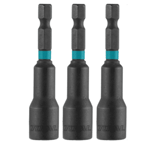 SET SOCKETS IMP. MAGNÉTICO 1/4'' HEX 12MM X65MM 50BV30 3PZS INDUSTRIAL - TAC271231