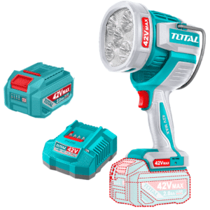 LINTERNA DE TRABAJO 42V 2800LM 130º 3P 2X2.0AH INDUSTRIAL - TWLI42896