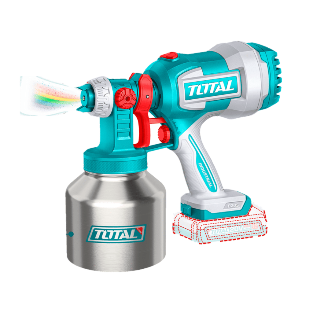 PISTOLA PINTAR 20V 800ML/MIN 120DIN-S CAP:1000ML TANQUE METAL – TSGLI20041