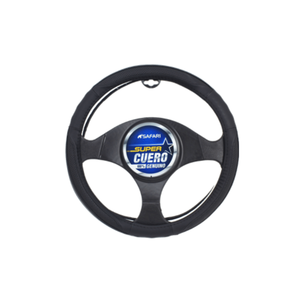 CUBRE VOLANTE CUERO GEN NEGRO 3P DARK – SFW-N1746BK