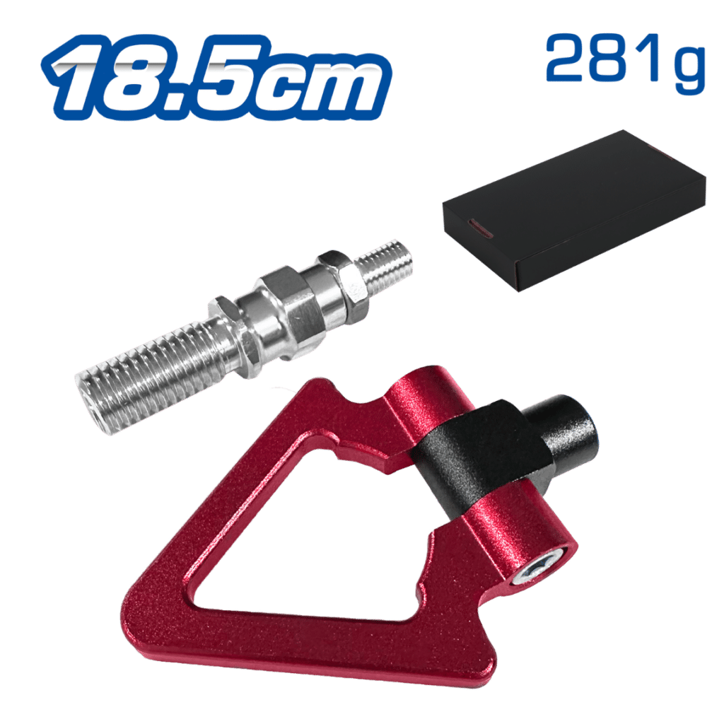 GANCHO REMOLQUE DEPORTIVO DIAMANTE 20.5CM 240G ROJO – SF-25134 RD