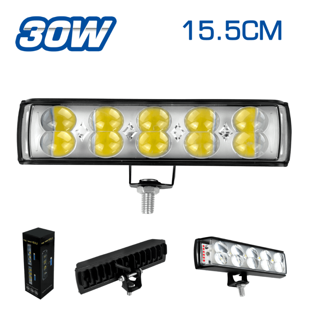 LUZ LEDX10 FOCALIZADO 28-30W 12-36V 15.5CM – MOTO – SF-25091