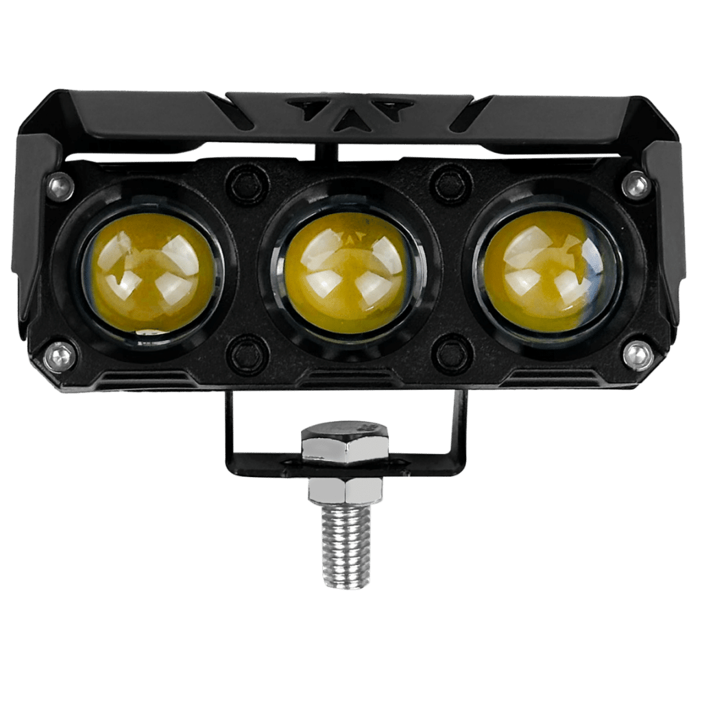 LUZ LEDX3 DEPORTIVA 12-15W 9.5X3.5CM BLANCO-AMARILLO + STROBO – SF-25095