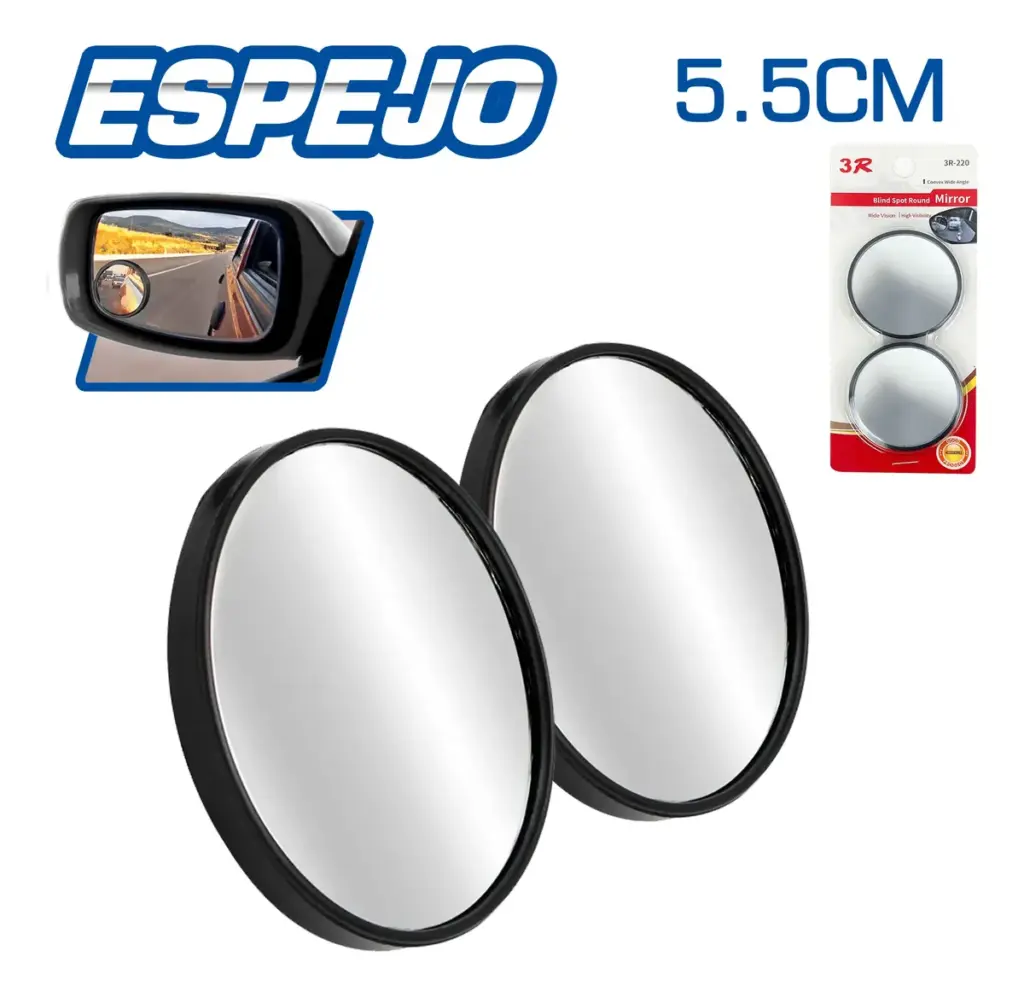 ESPEJO PUNTO CIEGO 5.5CM D-R MARCO NEGRO – SF-25120