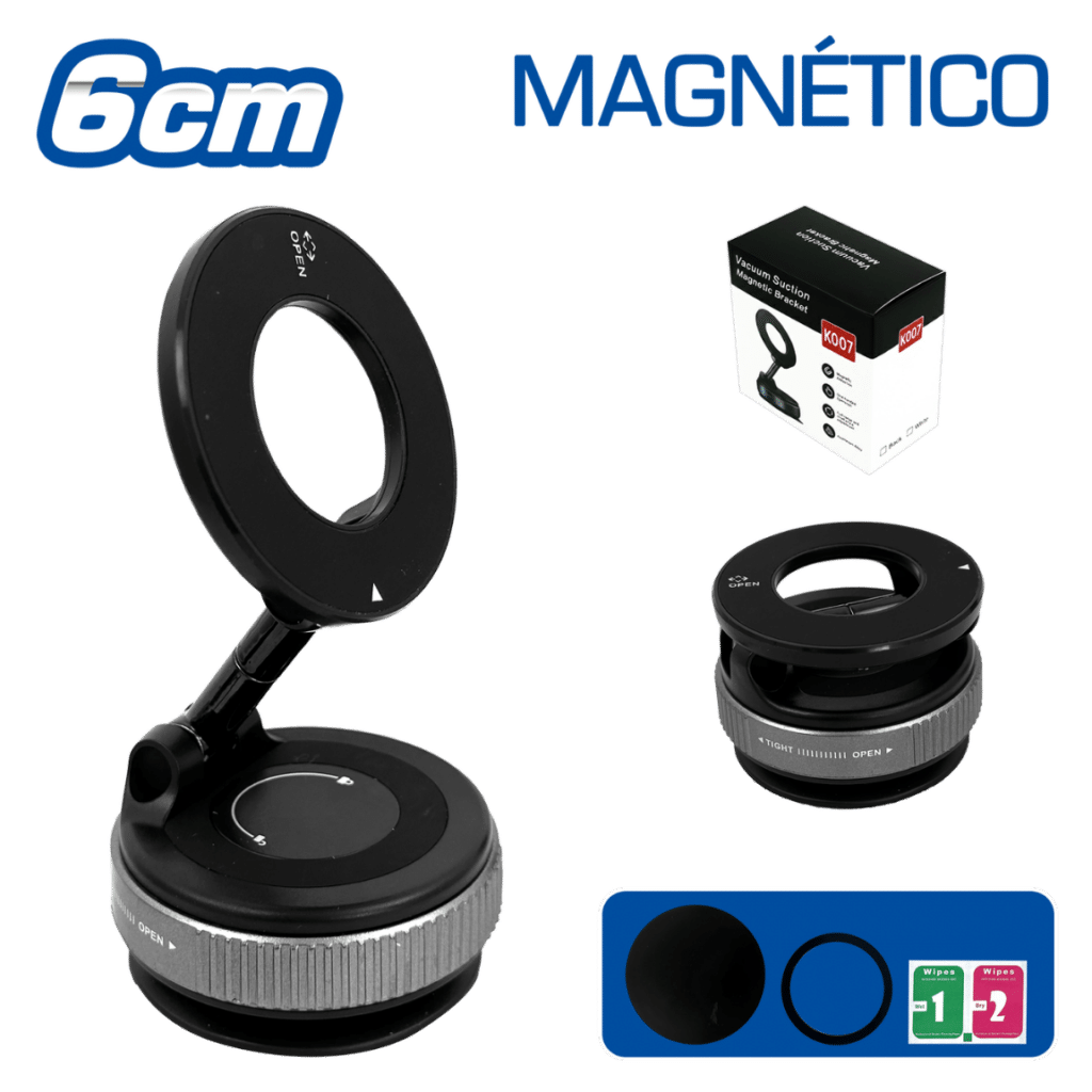 PORTA CELULAR MAGNETICO 6CM 88G NEGRO – SF-25138
