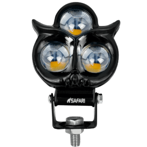FOCO LED MOTO TIPO-BUHO 3 LEDS ALTA Y BAJA - SF-25196