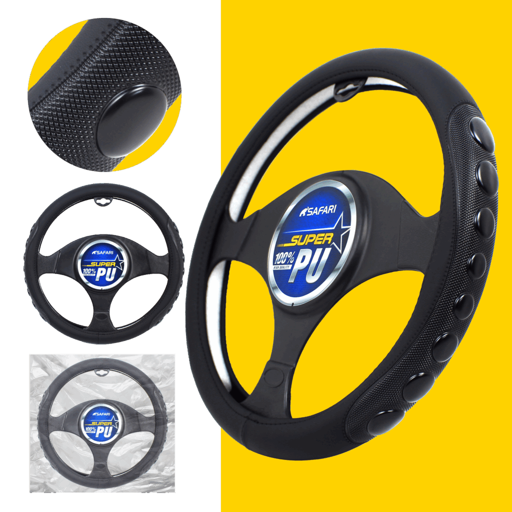 CUBRE VOLANTE CUERO GEN NEGRO – SFSW2207BK