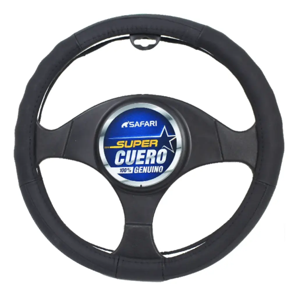 CUBRE VOLANTE CUERO GEN FULL BK/BK 3D VENTILADO – SFW-18021BK