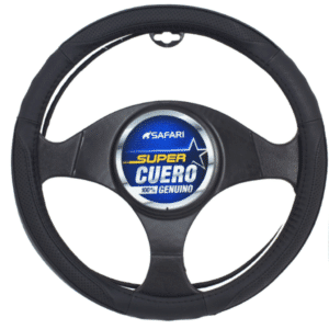 CUBRE VOLANTE CUERO GEN NEGRO 3P DARK - SFW-N1746BK