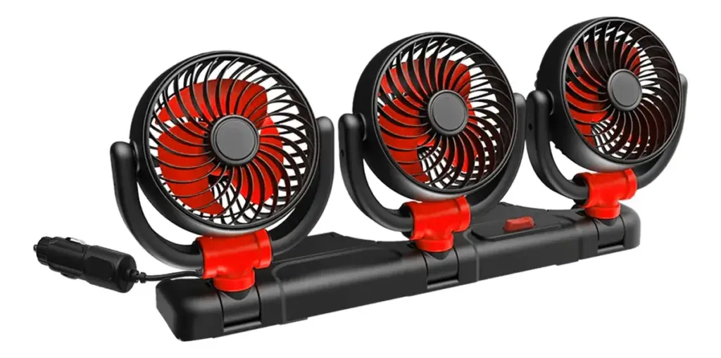 VENTILADOR 24V 16W 4″ TRIPLE ALTA VELOCIDAD ROJO – SF-25202-24RD