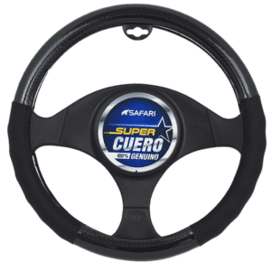 CUBRE VOLANTE CUERO GEN NEGRO SEMI FULL CARBON - SFW-N1803