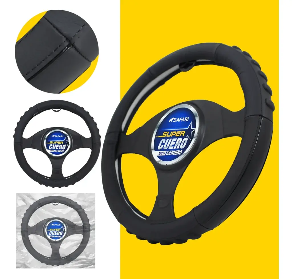 CUBRE VOLANTE CUERO GEN NEGRO – SFW2201BK