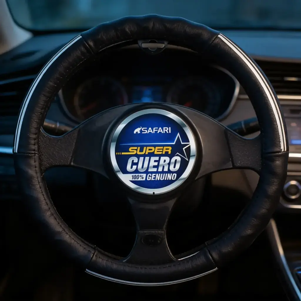 CUBRE VOLANTE CUERO GEN NEGRO – SFW2204BK