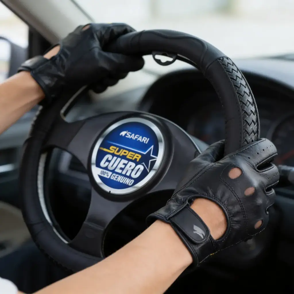 CUBRE VOLANTE CUERO GEN NEGRO – SFW2208BK