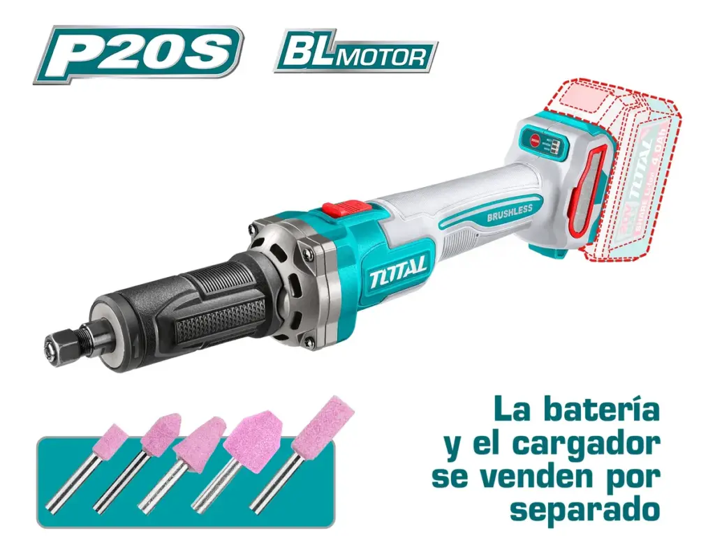 RECTIFICADORA 20V BL 10000-30000RPM COL: 6MM INDUSTRIAL – TDGLI2001