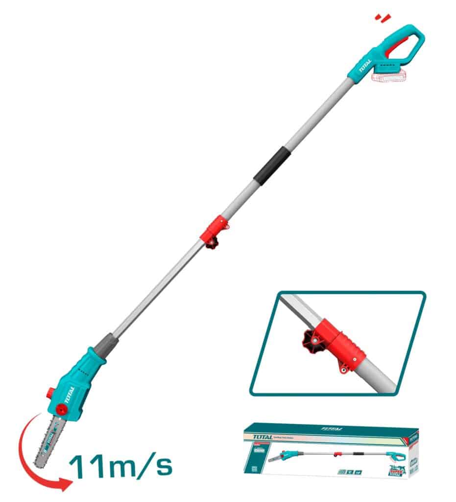 SIERRA PODADORA TELESCOPICA 20V BL MOTOR 8» LONG: 2M INDUSTRIAL TOTAL – TPSLI2028