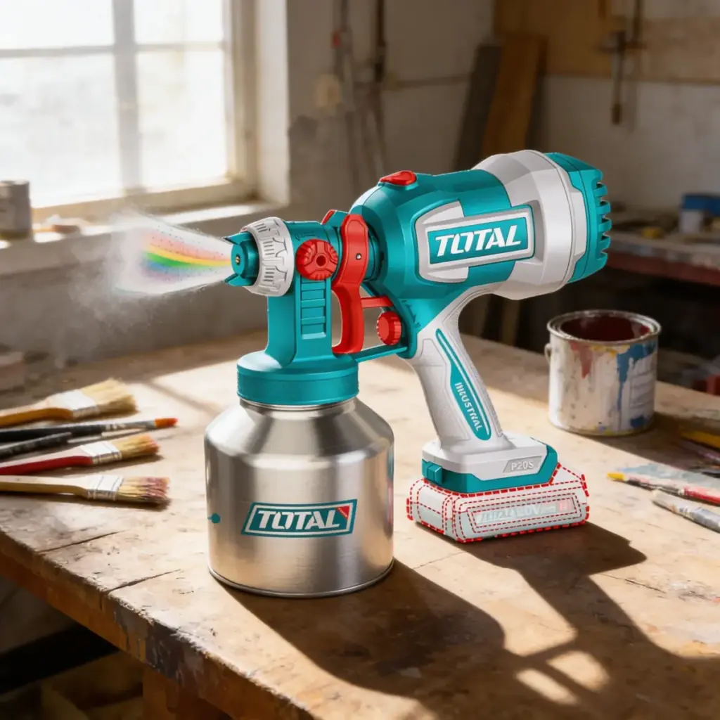 PISTOLA PINTAR 20V 800ML/MIN 120DIN-S CAP:1000ML TANQUE METAL – TSGLI20041