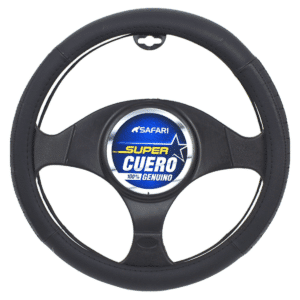 CUBRE VOLANTE CUERO GEN BK CON TEXTURA NEGRA 2D - SFW-18014BK