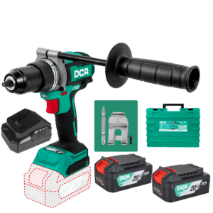 TALADRO PERCUTOR 20V BRUSHLESS 13MM 160N.M (19+2)  B:2X4.0AH MALETI - ADJZ20160IEM