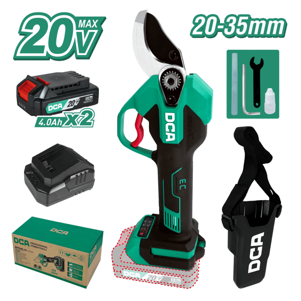 TIJERA 20V CORTE 20-35MM 2X2.0AH – ADYD02-35AM