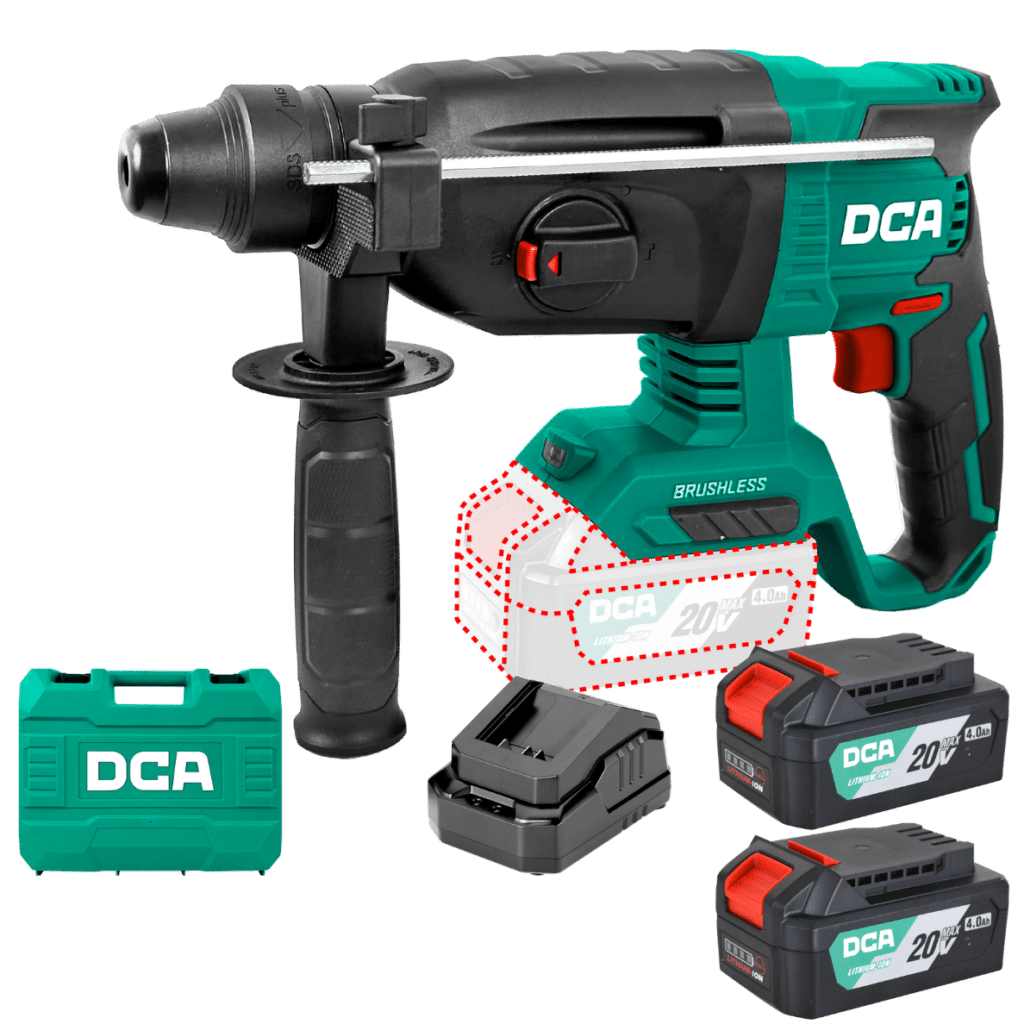 ROTOMARTILLO 20V 500W 24MM 2.8J 2X4.0AH – ADZC04-24EM