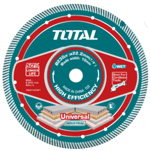DISCO DIAMANTADO ULTRA-DELGADO MF 1.6MM 230MMX22.2MM 75CR1 INDUSTRIAL - TAC2152301