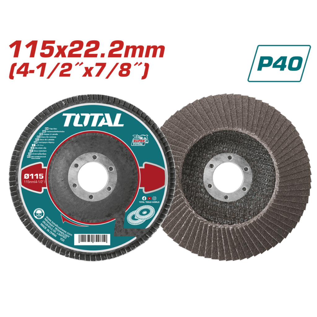 DISCO FLAP 115X22MM P40 ALTA VELOCIDAD – TAC6311540